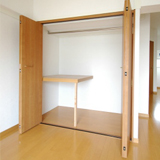 駅南第1ケイコービル：1DK・1Rのクローゼット