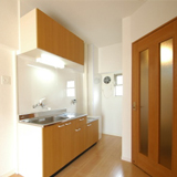 駅南第1ケイコービル：1DK・1Rのキッチン