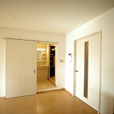 駅南第1ケイコービル：1LDKの洗面化粧台