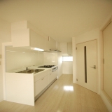 駅南第1ケイコービル：1LDKのキッチン