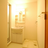 洗面化粧室　洗濯機置場があります