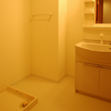 洗濯機置場とシャンプードレッサー